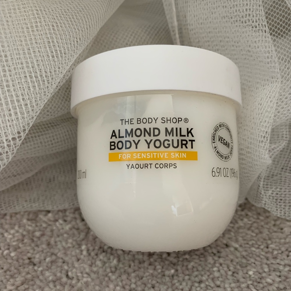 COPY - The Body Shop, Almond Milk Body Yogurt. 6.91 oz, never opened or used!